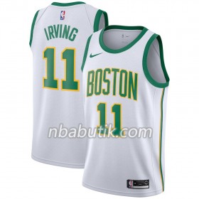 NBA Mænd Trøje Boston Celtics Kyrie Irving 11 2018-19 Nike City Edition Hvid Swingman